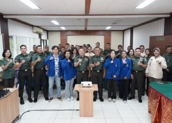 Pangdam IX/Udayana Gelar Kegiatan Sharing and Learning Bersama Mahasiswa Unwar