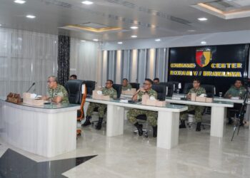 Percepatan KDKMP Jadi Fokus Nasional, Danrem 083/Bdj Tekankan Akselerasi Lapangan Dalam Evaluasi Virtual