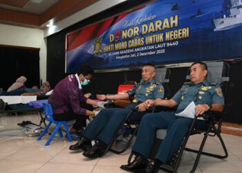PEDULI SESAMA, ALUMNI AAL ANGKATAN 40 SELENGGARAKAN DONOR DARAH DI DISLITBANGAL