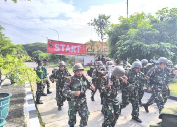 Puslatpurmar 3 Grati Gelar Latihan Lari Lintas Alam untuk Tingkatkan Ketahanan dan Profesionalisme Prajurit