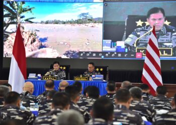 APEL KOMANDAN SATUAN TNI AL, FOKUSKAN PENANGGULANGAN BENCANA DI WILAYAH SUMATERA