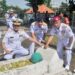 Makam Pilot Marinir di Ziarahi Danpasmar 2 Menjelang HUT Ke-80 Armada RI