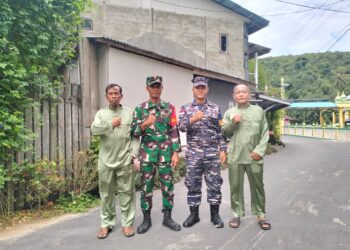 Babinsa Desa Batu Lepuk Sertu Satya Hadinata Aktif Patroli Kamtibmas Bersama Komduk