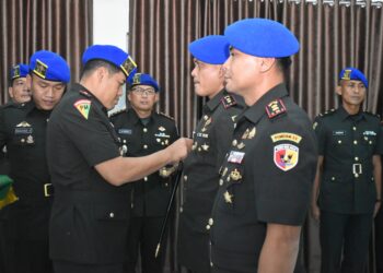 DANPOMDAM XX/TIB PIMPIN SERTIJAB DANDENPOM II/2 JAMBI