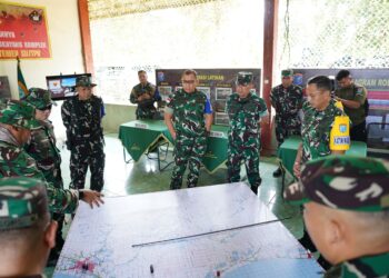 Pangdam XII/Tpr Tinjau Latihan Operasi Gerilya Terintegrasi
