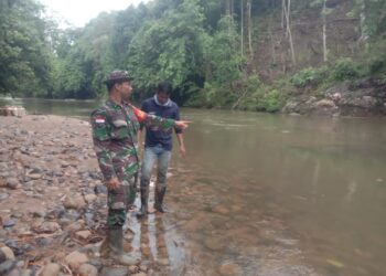 Cegah Dini Deteksi Dini, Kodim 1209/Bengkayang dan Tokoh Masyarakat Laksanakan Patroli Bencana Alam