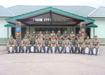 TNI Angkatan Darat di Perbatasan Indonesia-Malaysia Lakukan Pertemuan dengan TDM