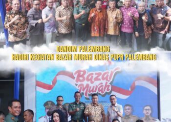 Dandim 0418/Palembang Hadiri Hari Bakti PU ke-80 di Kantor PUPR