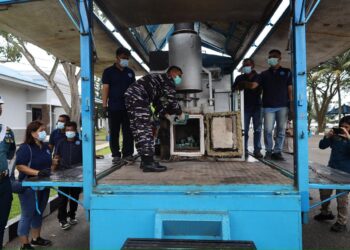 KOMITMEN DALAM BERANTAS NARKOBA MELALUI JALUR LAUT, TNI AL MUSNAHKAN 41,7 KG KETAMINE DI BELAWAN