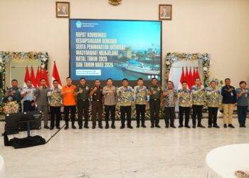 Hadiri Rakor, Kasdam XIII/Merdeka: Siap Hadapi Potensi Bencana Serta Menjaga Stabilitas Keamanan Perayaan Natal dan Tahun Baru