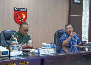 Exit Meeting BPK RI Menutup Pemeriksaan Interim Laporan Keuangan di Kodam XV/Pattimura