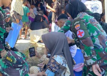 TNI AD Dirikan Pos Kesehatan Terpadu untuk Korban Banjir di Aceh