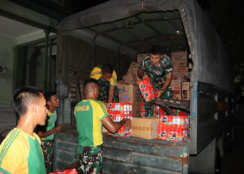 Batalyon Zeni Tempur 10 Kostrad Peduli Masyarakat Sumatra