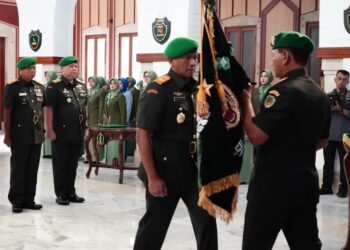 Brigjen TNI Daru Cahyadi Soeprapto resmi jabat Danrem 064/MY gantikan Mayjen TNI Edi Saputra