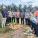 Babinsa Koramil 09/NL Hadiri Panen Jagung Bumdes di Tebing Tinggi Pangkatan