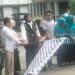 Danramil 01/AK Hadiri Pelepasan Bantuan Kemanusiaan Terhadap Korban Bencana Alam Di Wilayah Sumatera Dan Aceh
