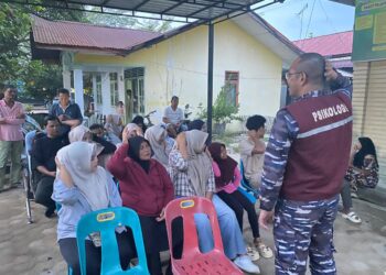 TNI AL PEDULI PEMULIHAN PSIKOLOGI MASYARAKAT PASCA BENCANA ALAM, GELAR TRAUMA HEALING