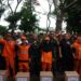 Bersama Forkopimko,Personel Kodim 0502/JU Menjaga Alam Melalui Karbak Serentak Bersih-bersih Sungai dan Waduk