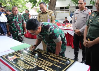 Dukung Program Kasad,Dandim 0503/JB Ciptakan Air Bersih Melalui Pembangunan Sumur Bor