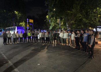 Ciptakan Kondusifitas Wilayah,Tiga Pilar Jakarta Barat Gelar Patroli Gabungan,Ini Routenya