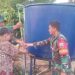 Satgas Gulbencal Kodam I/BB Bangun Sumur Bor di Pengungsian Gor Pandan, Tapteng