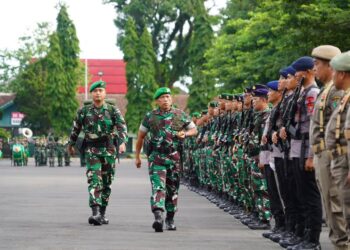 Pangdivif 2 Kostrad Pimpin Upacara Gerak Jalan Tonting Yudha Wastu Pramuka Jaya Tahun 2025