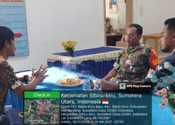 Babinsa Komsos, Tingkatkan Sinergitas Dengan Perangkat desa binaan.