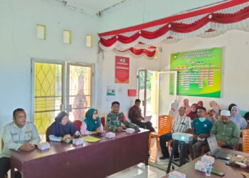 Babinsa di Babahrot Dukung Penguatan Layanan Kesehatan Masyarakat