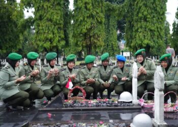 Ziarah Rombongan HUT Ke-64 KOWAD : Wujud Dedikasi Wanita Angkatan Darat Dalam Pengabdian Kepada Bangsa dan Negara