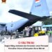 C-130J TNI AU Angkut Sling Jembatan dan Generator untuk Percepat Pemulihan Akses di Kabupaten Bener Meriah
