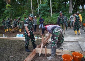 Danrem 032/Wbr Pastikan Pembangunan Huntara Di Agam Tepat Waktu
