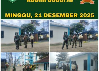Personel Koramil 07/KB Lakukan Pengamanan Area Pembangkit Listrik, Pastikan Natal dan Tahun Baru Aman dan Kondusif