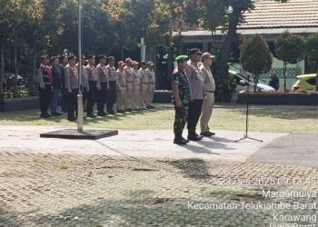 Jelang Nataru,Danramil 05/Cilincing Bersama Anggotanya Siap Wujudkan Kondusifitas