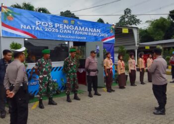 Koramil Pamulang Kodim 0506/Tgr, Laksanakan Pengamanan Nataru 2025 – 2026