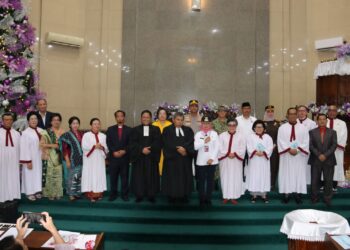 Monitoring ke Gereja ,Dandim 0503/JB Bersama Forkopimko Pastikan Aman dan Lancar Ibadah Malam Natal