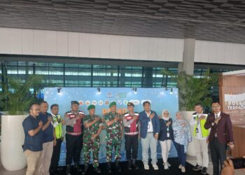 Jamin Keamanan Jelang Natal, Kodim 0506/Tgr Intensifkan Patroli Jalan Kaki di Terminal Bandara Soetta