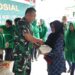 Di Hari Ibu, Persit Koramil Tangerang Dorong Kepedulian Sosial, Saluran Sembako