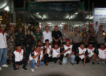 Sinergitas TNI Polri di Wilayah Kota Administrasi Jakarta Barat,Wujudkan Kondusifitas di Hari Natal 2025