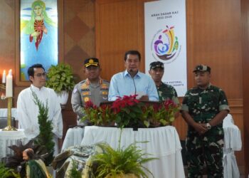 Dandim 0510/Trs Bersama Forkopimda Monitoring Ibadah Perayaan Natal Tahun 2025