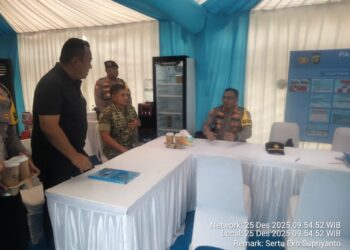 Sinergitas TNI Polri Wujudkan Kenyamanan Umat Nasrani Merayakan Natal di Jakarta Utara