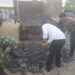 Koramil 12/LP Bersama Posyan II Sungai Kanan Laksanakan Penimbunan Jalan Rusak di Jalinsum Labuhan Batu Selatan