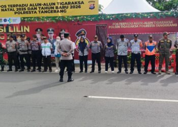Pam Nataru 2025/2026,Kodim 0310/Trs Bersama Polri dan Komduk Beri Kenyamanan dan Keamanan Masyarakat