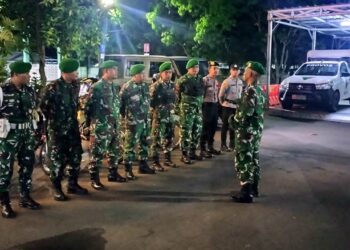 Patroli Wilayah,Kodim 0510/Trs Bersama Polri dan Komduk Tingkatkan Keamanan