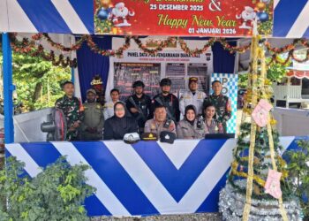 Jaga Situasi Tetap Kondusif Jelang Pergantian Tahun, Personel Kodim 1710/Mimika Bersama Polri Gelar Pengamanan Terpadu