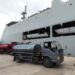 DUKUNG LOGISTIK BAGI WARGA TERDAMPAK BENCANA ALAM, KRI MAKASSAR-590 TIBA DI PELABUHAN KRUENG GEUKUEH, ACEH