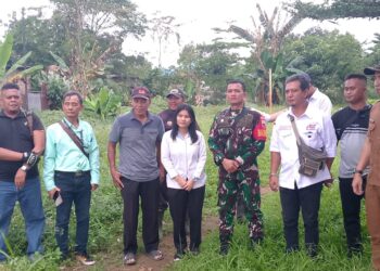 Babinsa Koramil 0201-16/TM Dampingi Peninjauan Lokasi KDMP di Desa Bangun Sari Baru