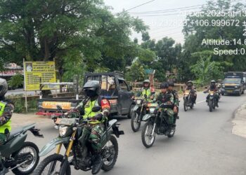 Patroli Skala Besar Siang Hari, Kodim 0507/Bekasi Bersama Tiga Pilar Perkuat Pengamanan Wilayah Jelang Tahun Baru 2026
