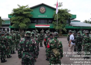 Kodim 0502/JU Apel Gelar Pasukan Kesiapan Pengamanan Menyambut Malam Tahun Baru 2026,Ini Pesan Dandim