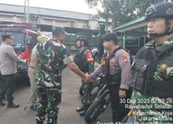 Dandim 0502/JU Pimpin Apel Patroli Gabungan 3 Pilar Mitra Jaya, Ormas dan KBT Jakarta Utara,Ini Arahannya