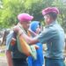 Kedatangan Danyonmarhanlan VII Kupang, Disambut Tarian Khas Timor
